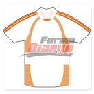Stock - Stock Shirt White & Orange